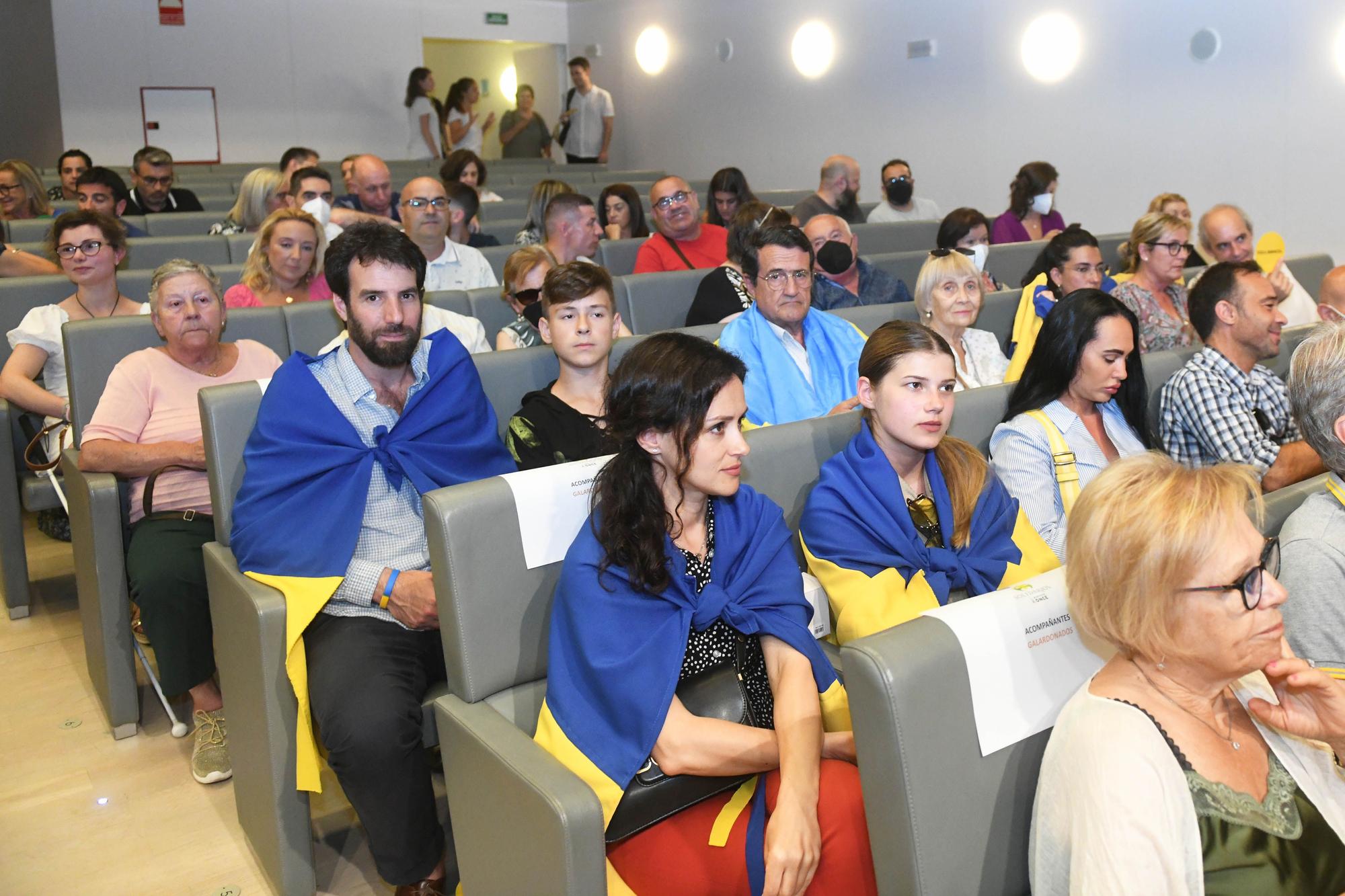 Entrega de los Premios Solidarios ONCE en el Ágora de A Coruña