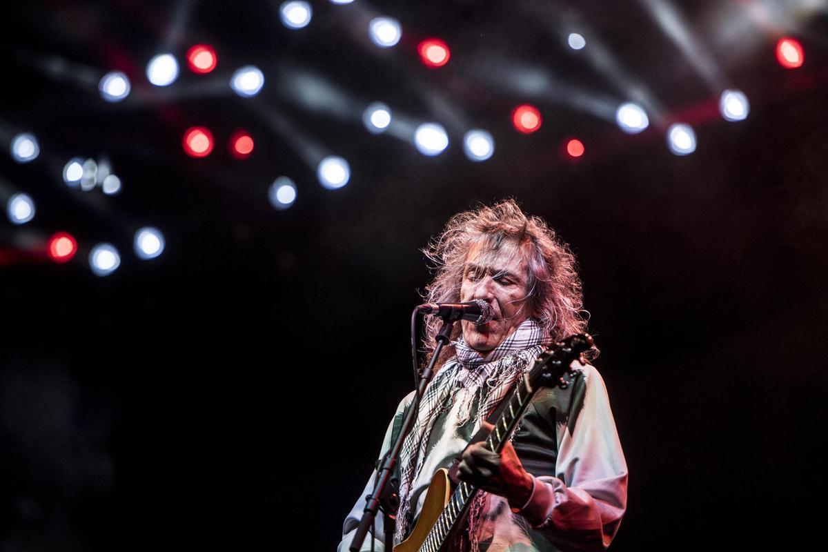 Robe, en su último concierto en Cáceres.