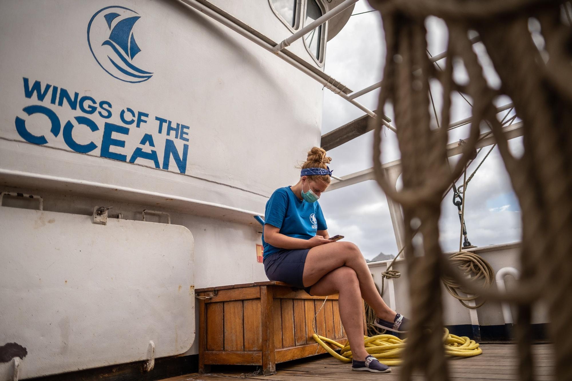 Visita a Tenerife del velero de la ONG medioambiental ‘Wings of the Ocean’