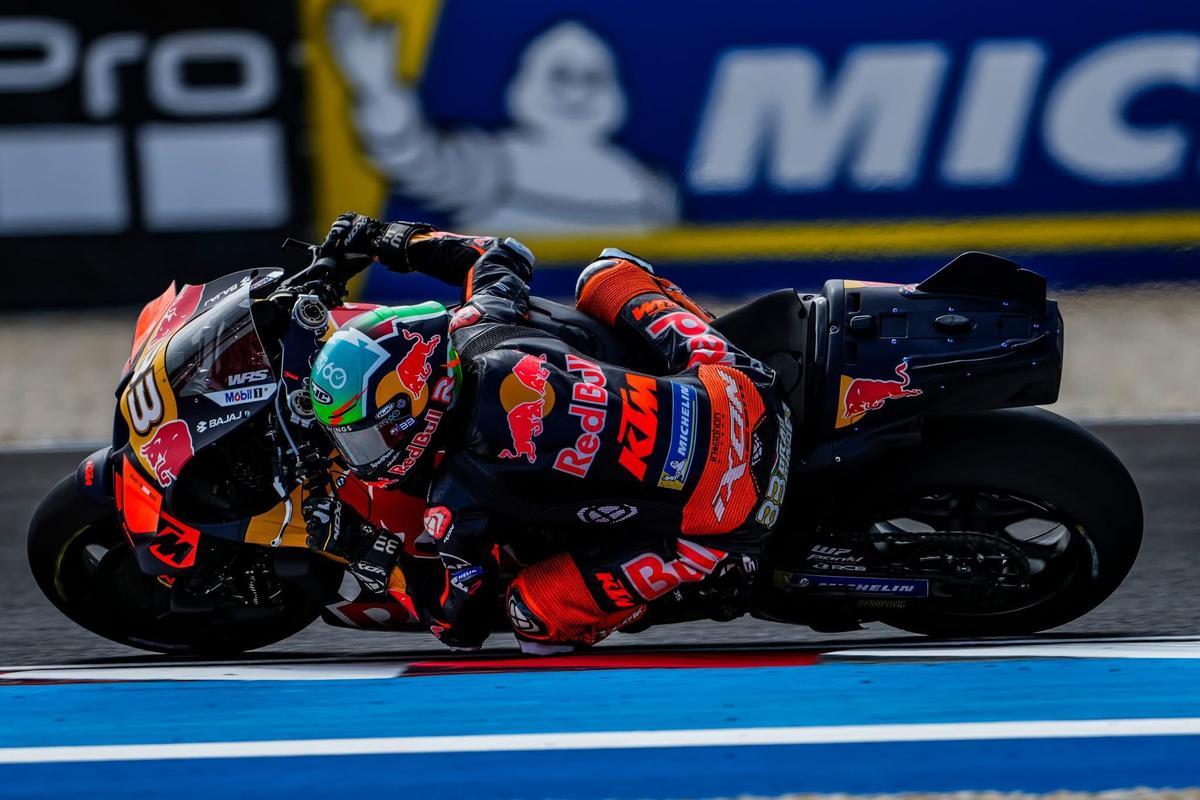 Brad Binder, en acción.