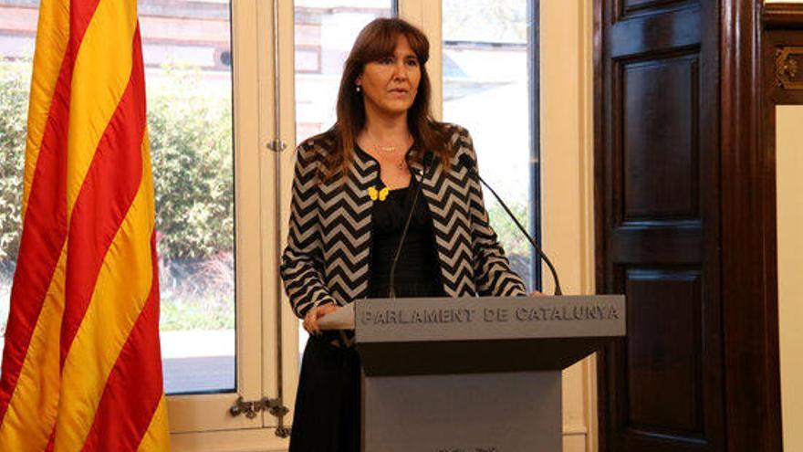 Laura Borràs, presidenta del Parlament