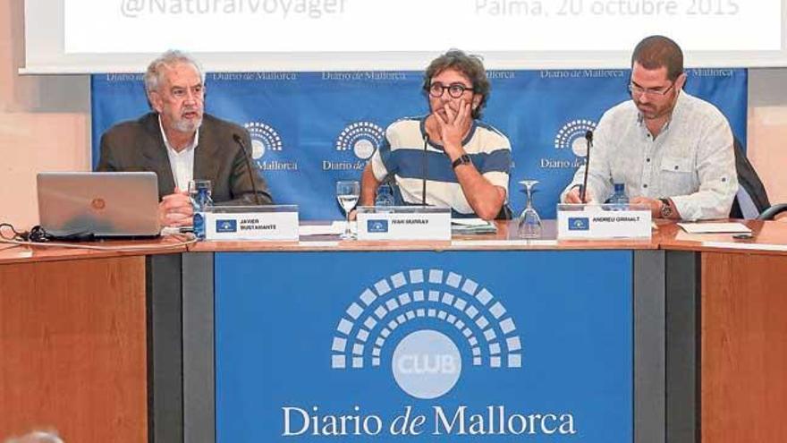 De izquierda a derecha, Javier Bustamante, Ivan Murray y Andreu Grimalt.