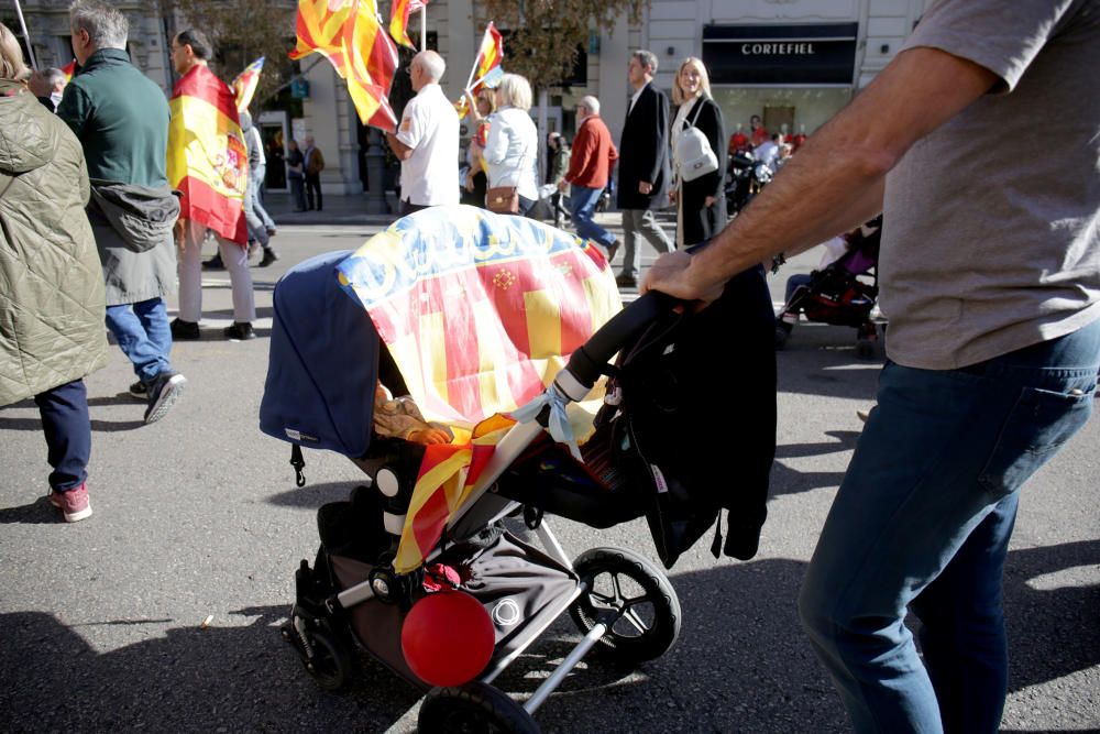 Manifiestación en València contra los 'països catalans'