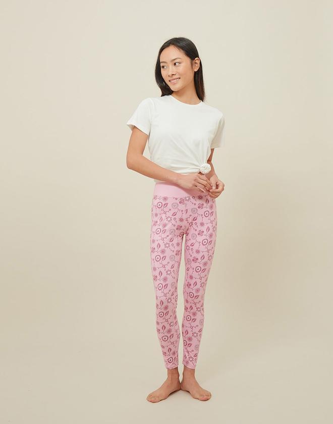 Legging yoga pink natura, de Natura