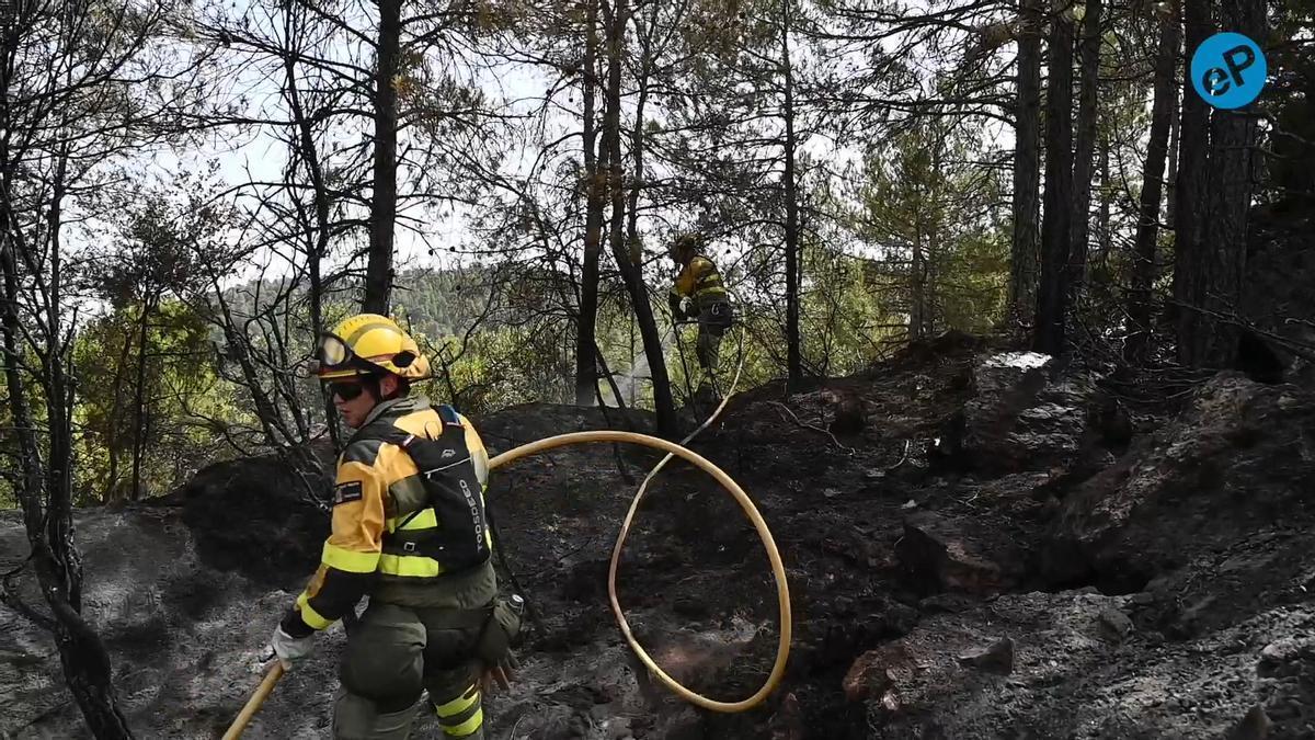 Incendio en La Cerollera