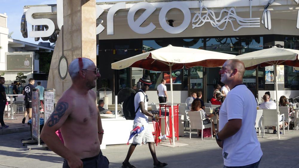 Magaluf se blinda contra los 'hooligans' ante el Inglaterra-Túnez