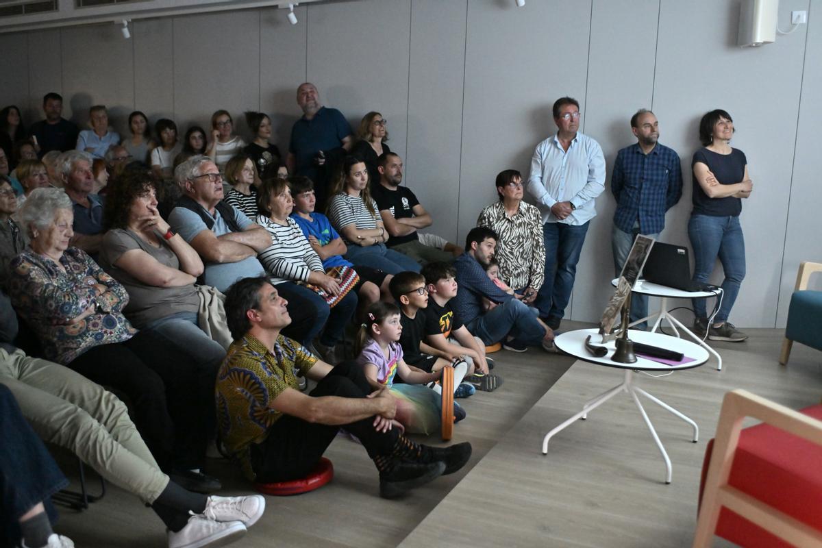 Durant la projecció del documental