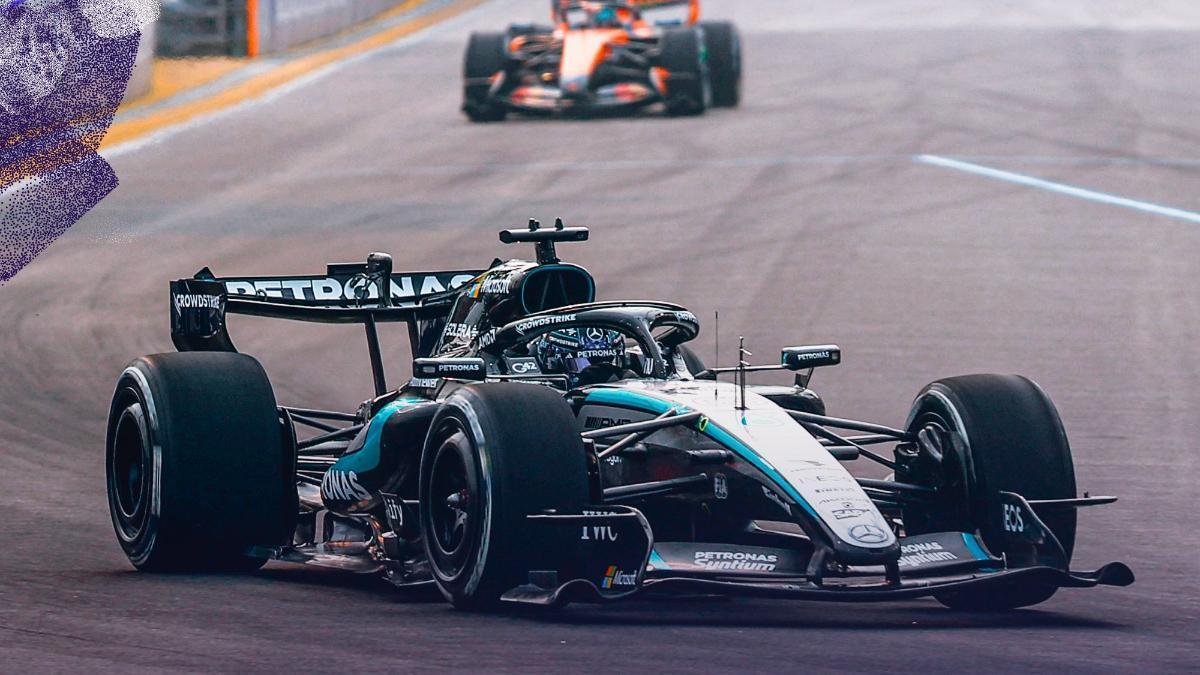 George Russell leads opening practice session for Singapore Grand Prix