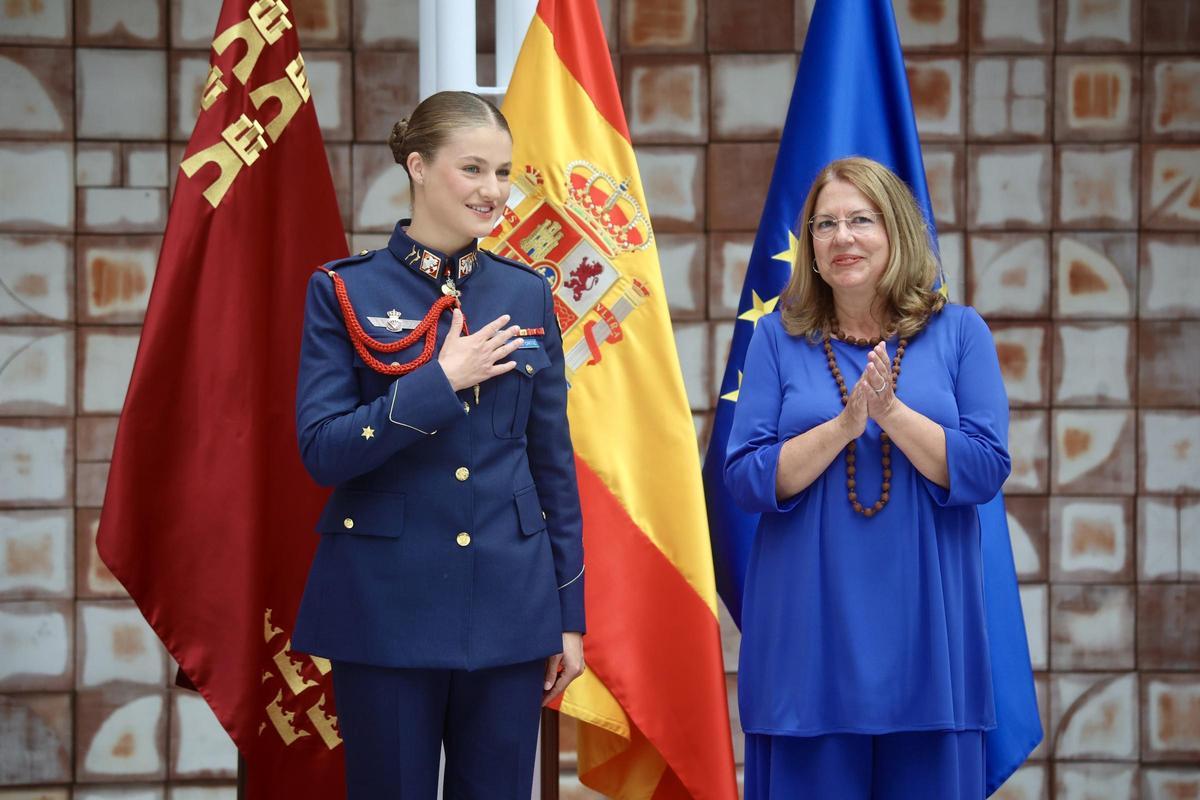 La visita de la princesa Leonor a la Asamblea Regional de Murcia, en imágenes La visita de la princesa Leonor a la Asamblea Regional de Murcia, en imágenes