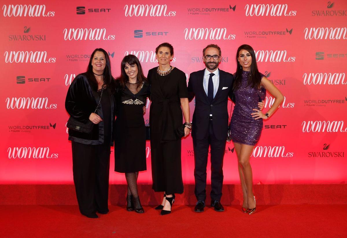 El equipo de Swarovski, patrocinador de los Premios Woman
