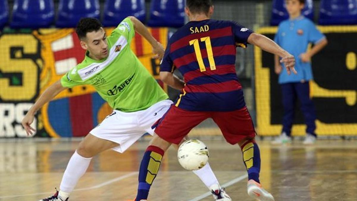 El Barça Lassa cayó en el Palau ante Palma Futsal (1-2)