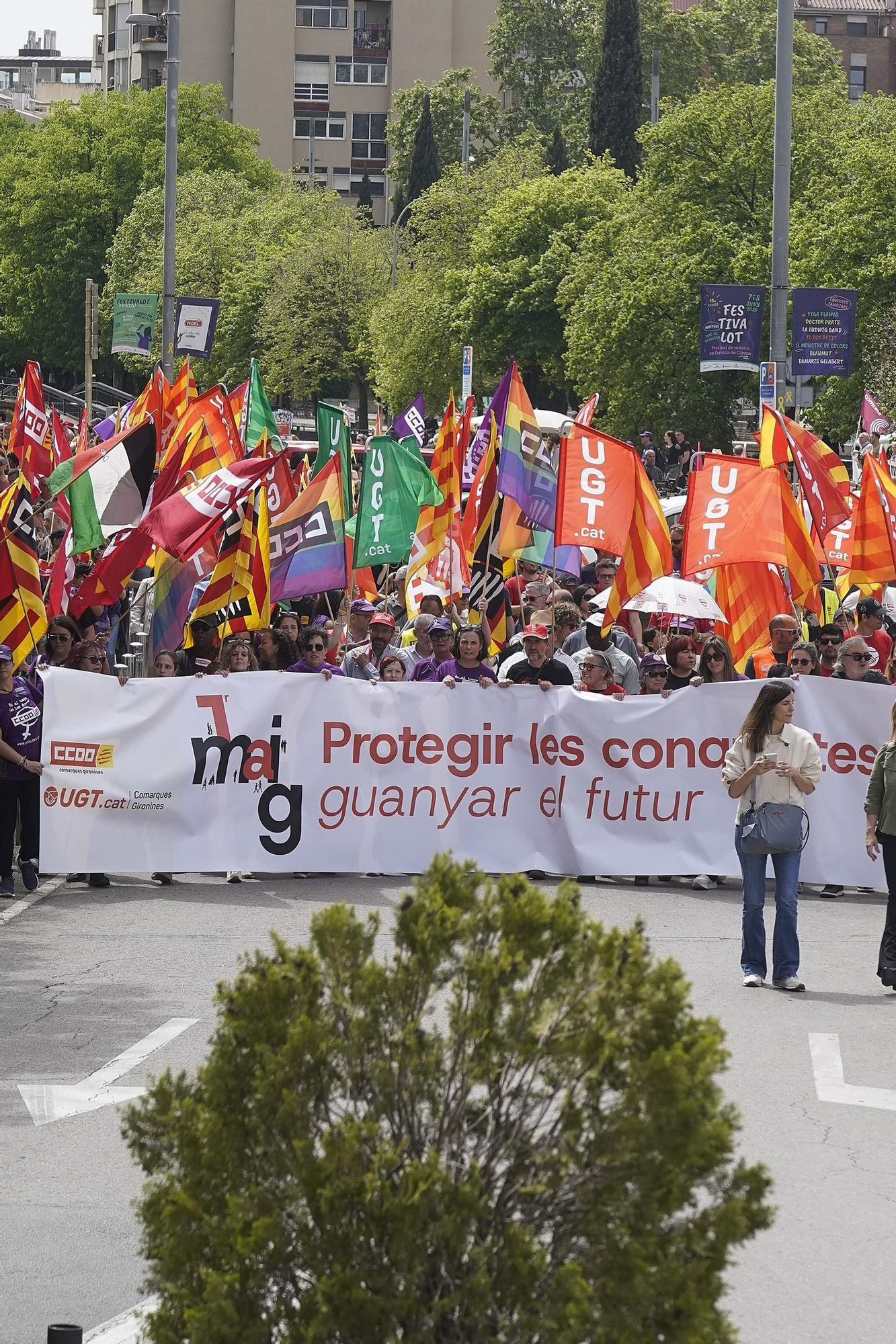 El sindicalisme gironí reclama reduir la jornada i fenar els accidents laborals
