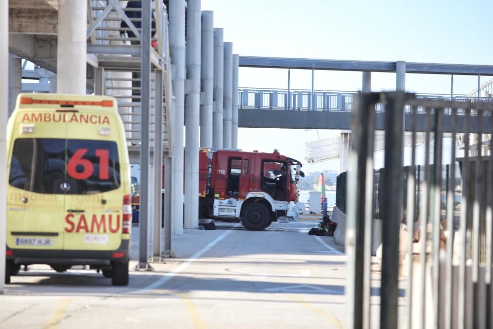 Un incendio obliga a desviar un ferry de la ruta Marsella-Argel a Alcúdia