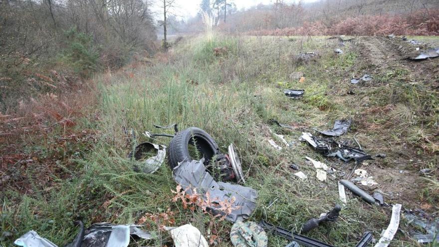 Dos heridos, uno de ellos muy grave, en un accidente de tráfico en Siero