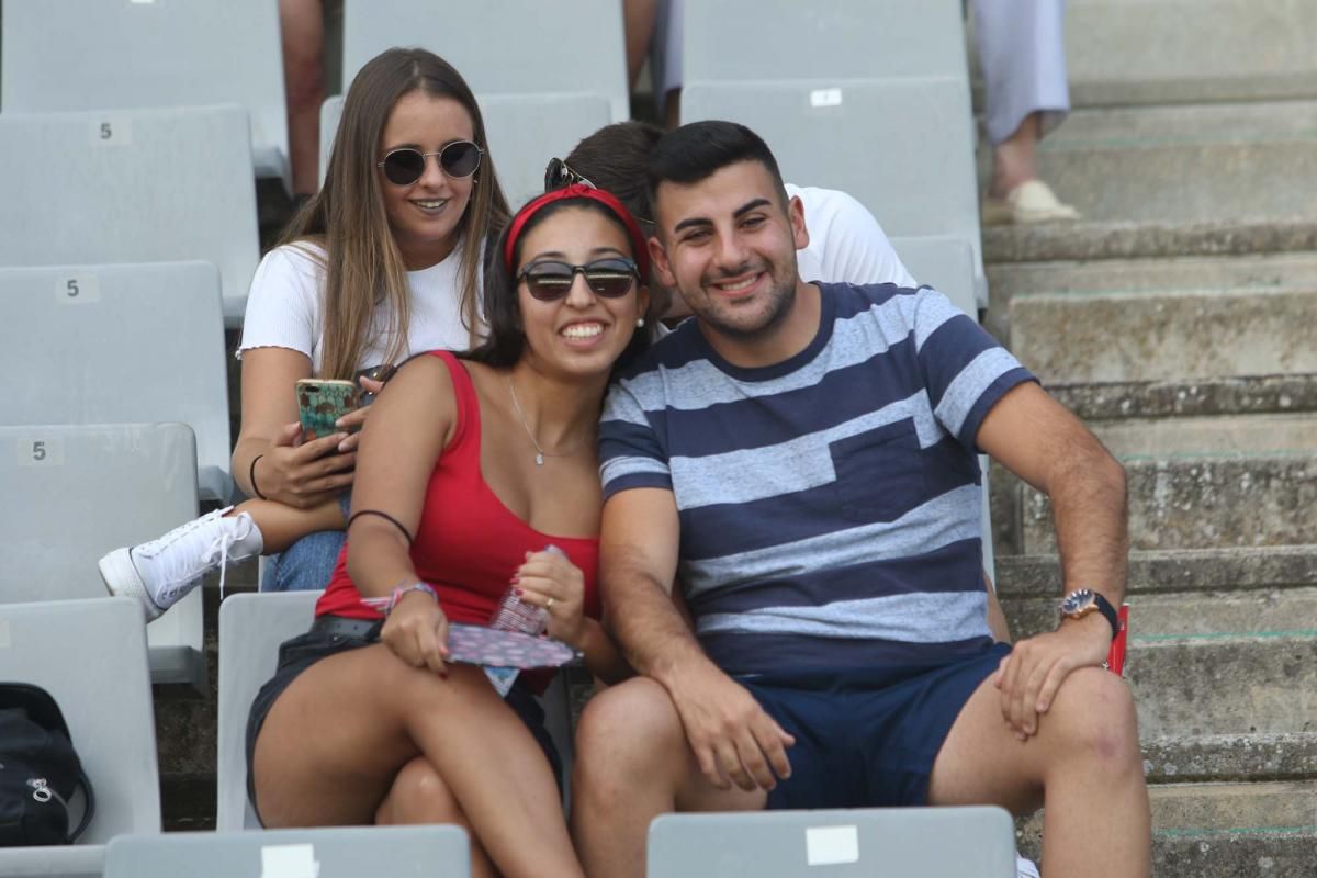 Los aficionados del Córdoba CF en el Arcángel