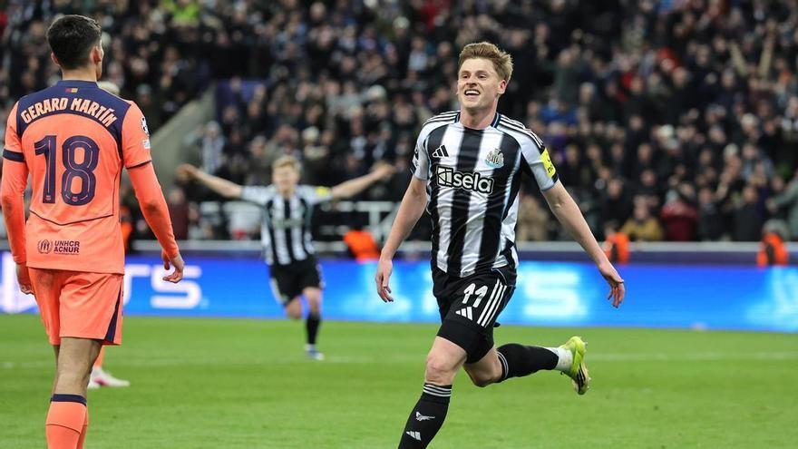 Newcastle - FC Barcelona | El gol de Harvey Barnes