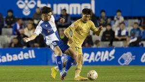 Una imagen del CE Sabadell-Barça Atlètic de la temporada 2022/2023 (1-2)