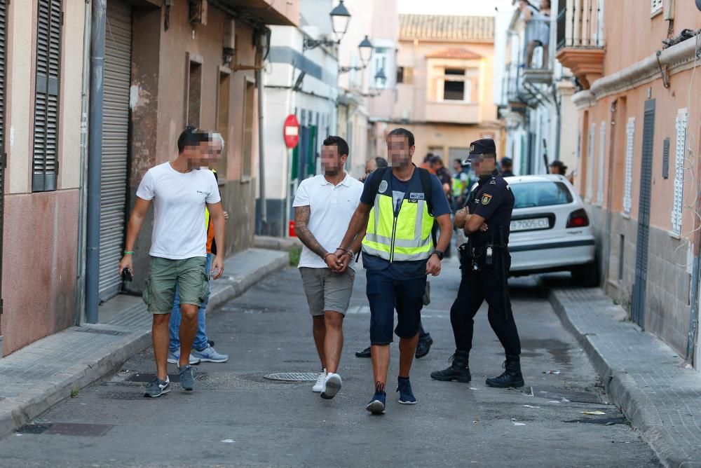 Sechs Festnahmen bei Drogenrazzia in Palma