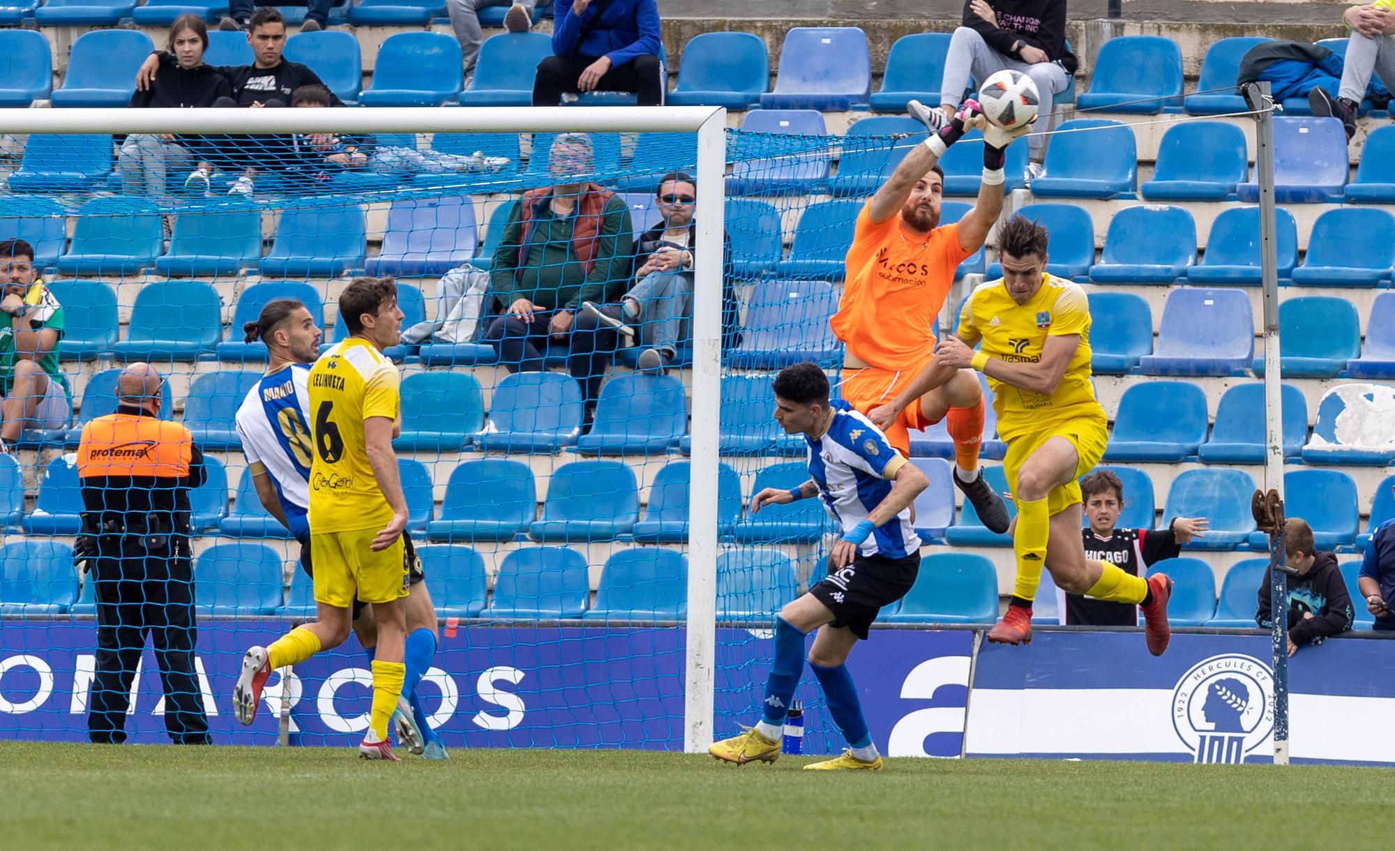 El Hércules vence gracias a un gran gol de Míchel Herrero (1-0)