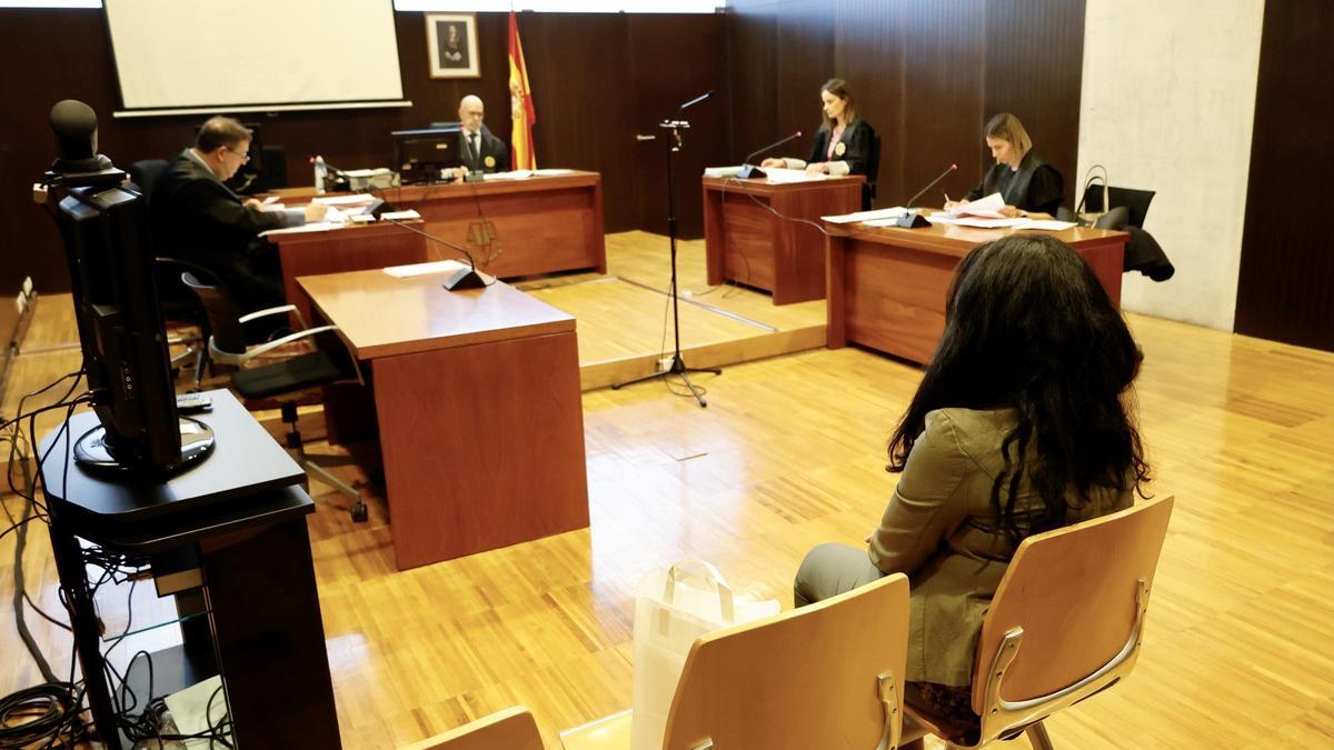 Un momento del juicio que tuvo lugar en el Juzgado de lo Social Nº 1 de Murcia.