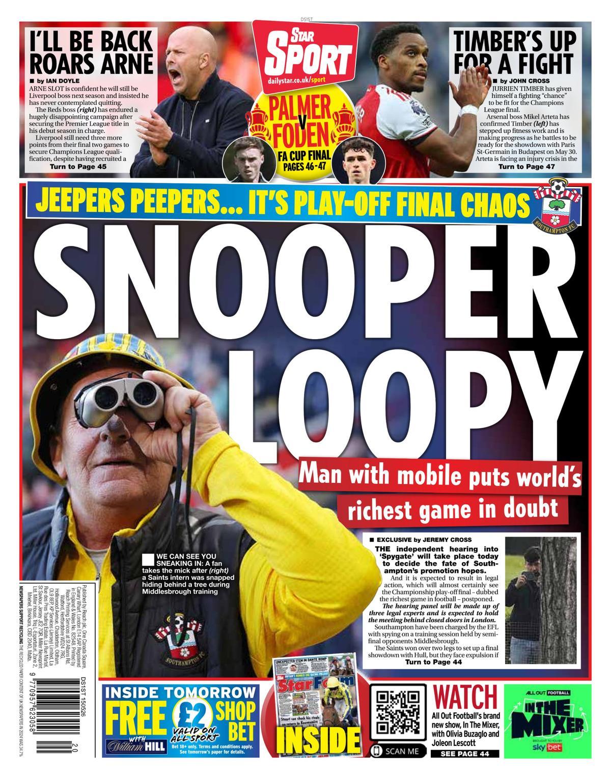 El incendio con Mbappé, en las portadas de hoy