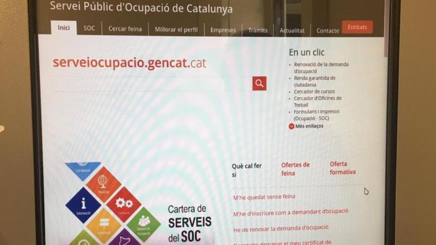 Un error deja el servicio del Servef de Monóvar en manos de Cataluña unas horas