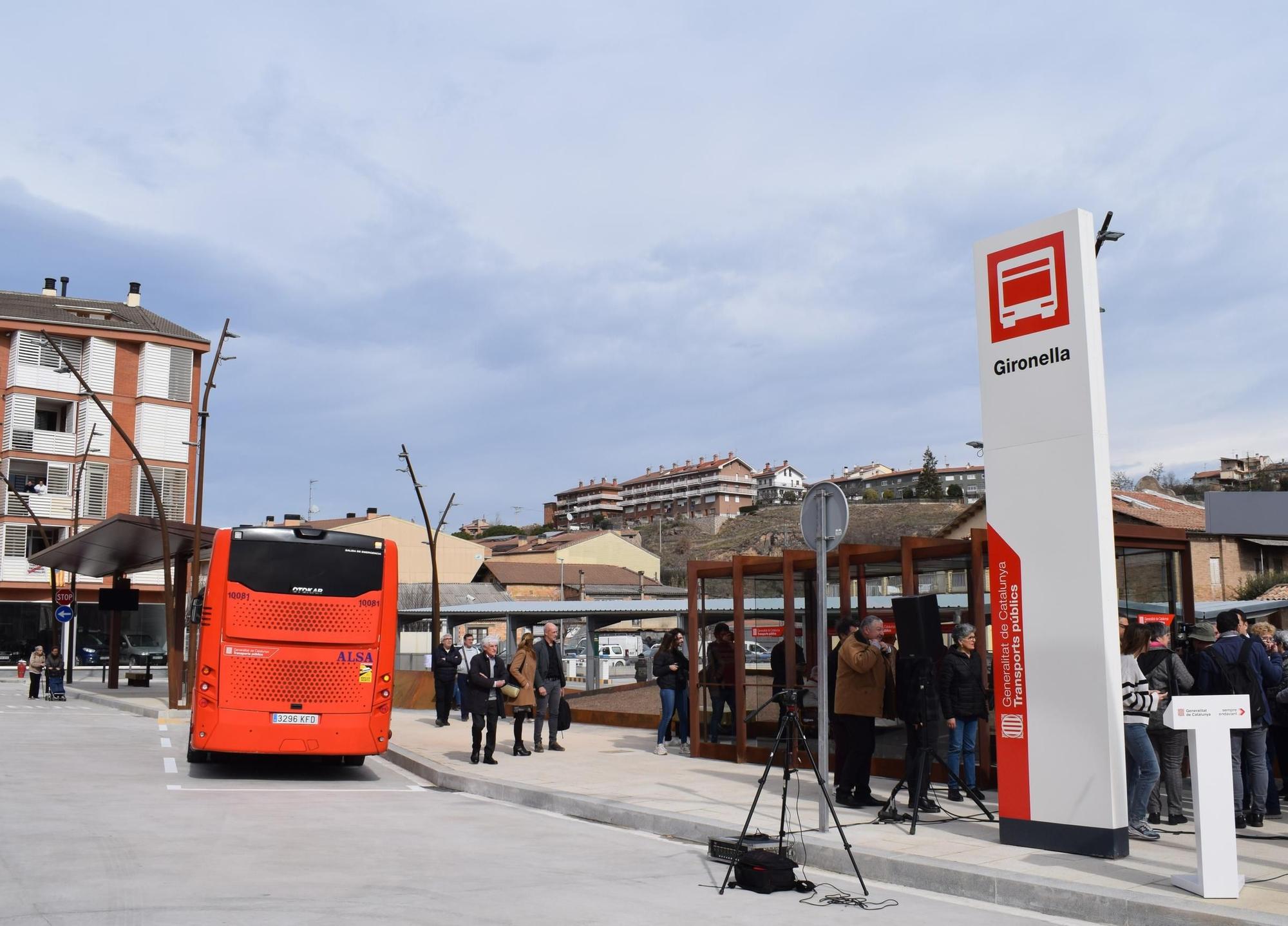 Les millors fotos de la inauguració de l'estació de busos de Gironella