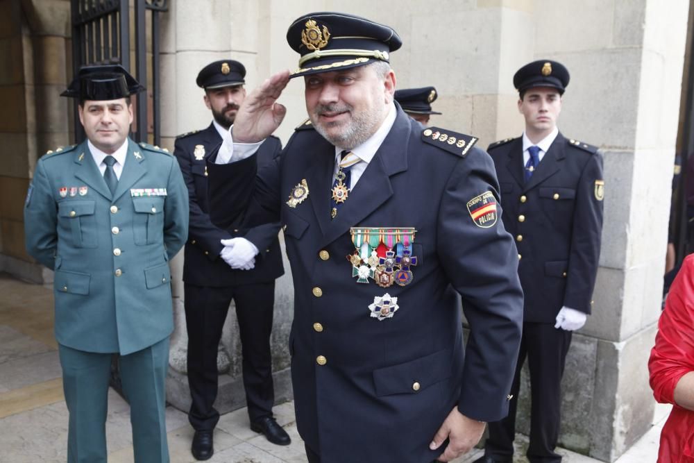 Celebración de la fiesta Policía Nacional en Gijón