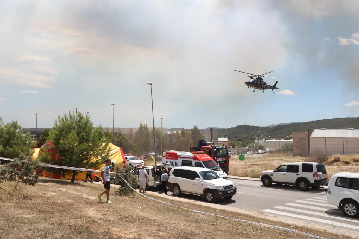 Incendio en la Serra Calderona