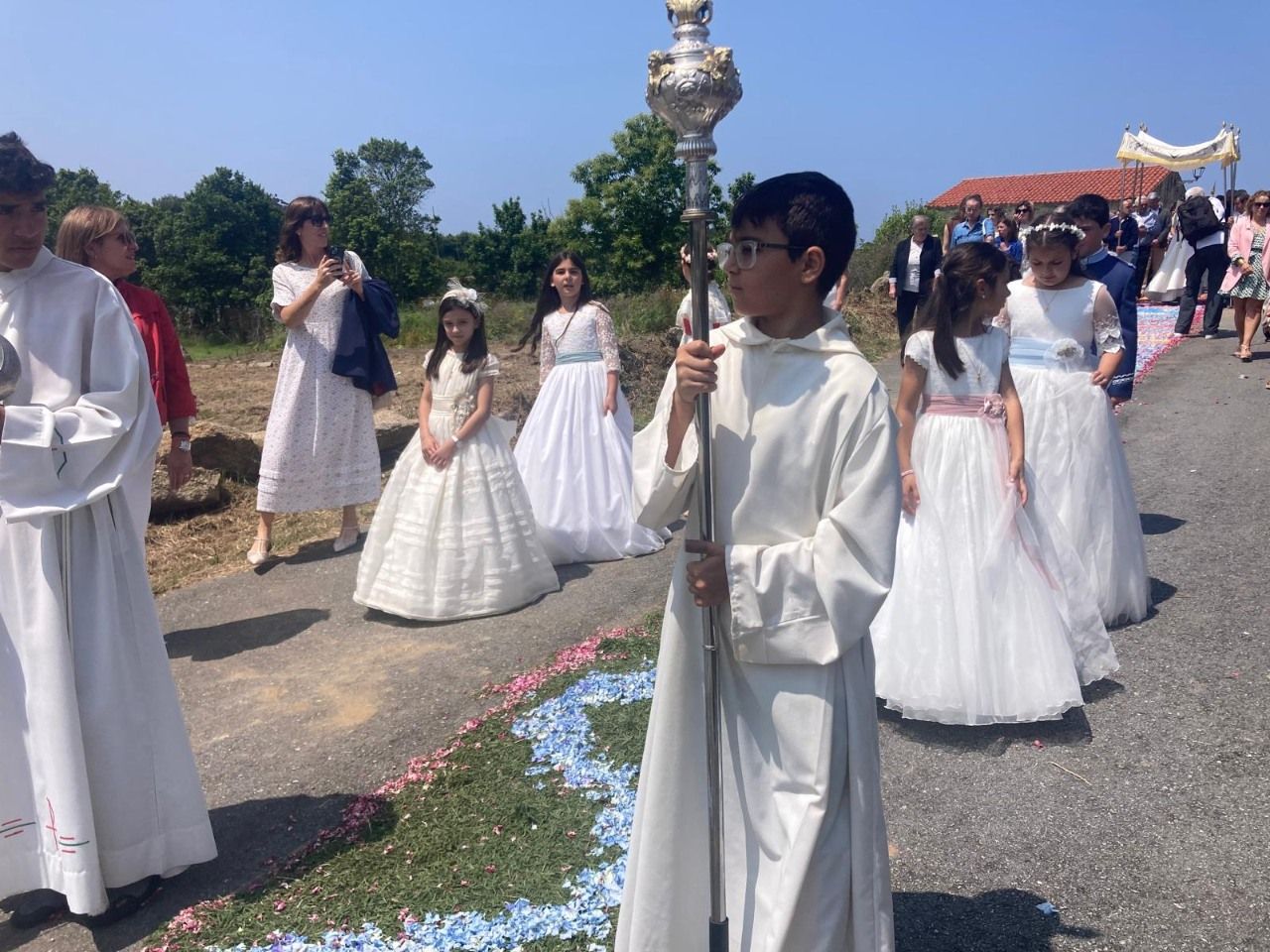 Así se vive este finde la fiesta de Sacramento en San Vicente de O Grove.
