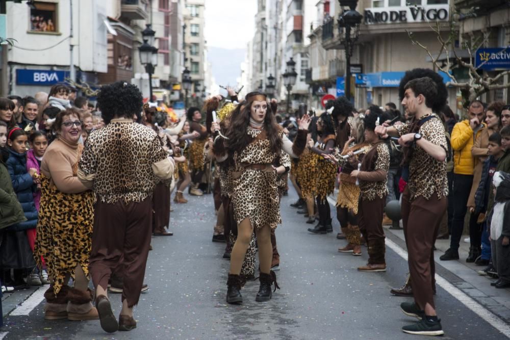 Las calles de A Estrada acogieron el desfile