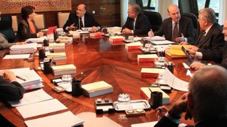 El ple del Tribunal Constitucional, en una fotografia d&#039;arxiu