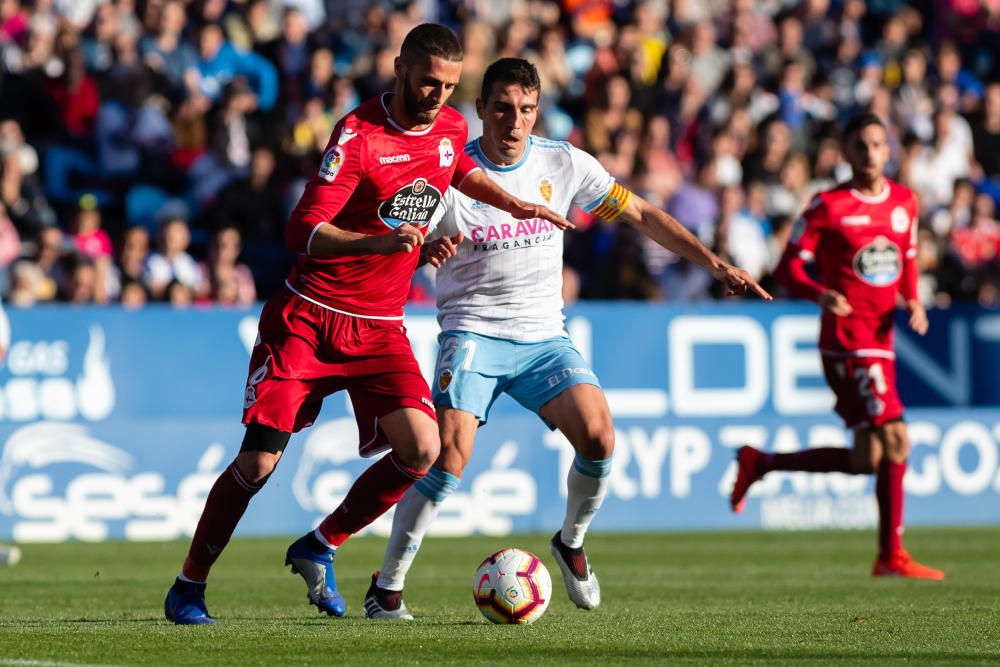 El Dépor gana en Zaragoza y sueña con el ascenso