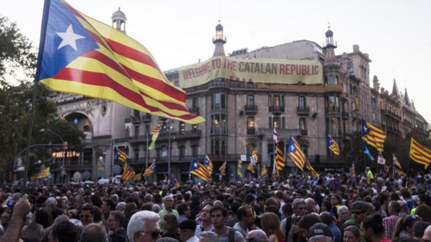 Jornada de movilizaciones en Cataluña por el referéndum independentista