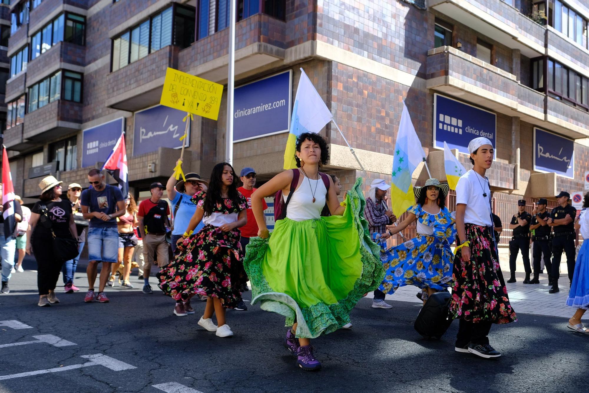 Manifestación por el Primero de Mayo en Las Palmas de Gran Canaria