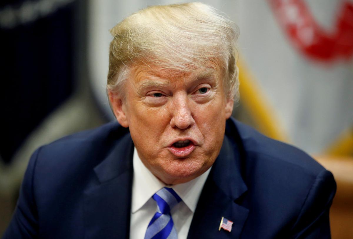 U.S. President Donald Trump holds a meeting with Republican House and Senate leadership in the Roosevelt Room at the White House in Washington, D.C., U.S. Sept. 5, 2018. REUTERS/Leah Millis