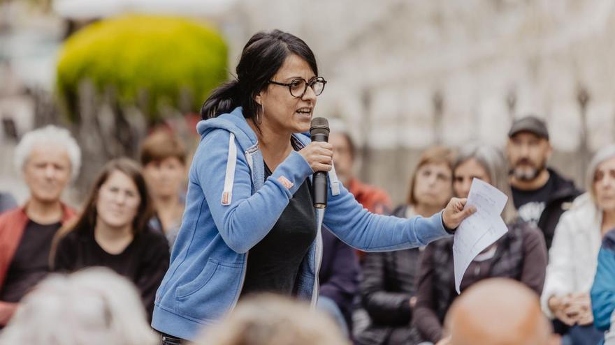 Parlament d'Anna Gabriel, que tanca la llista de Fem Poble Sallent