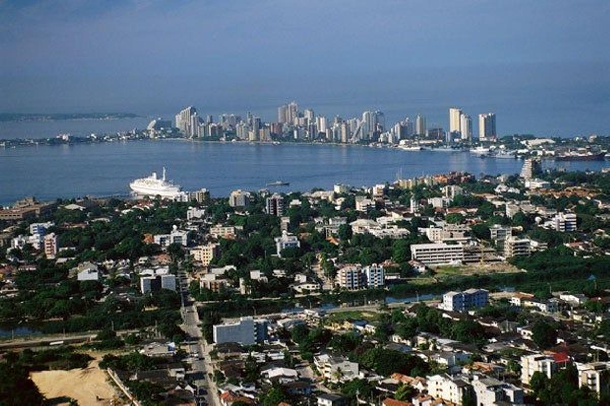 Bahía de Cartagena de Indias, en Colombia.