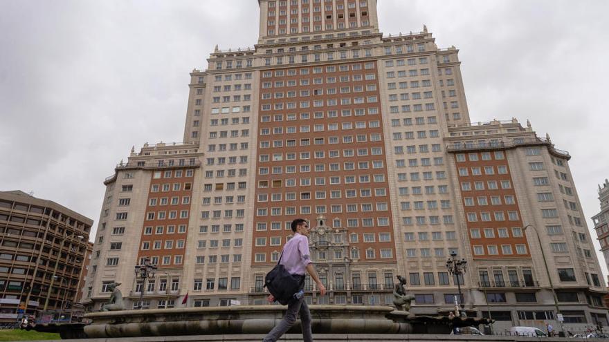 Edificio España, en el centro de Madrid.