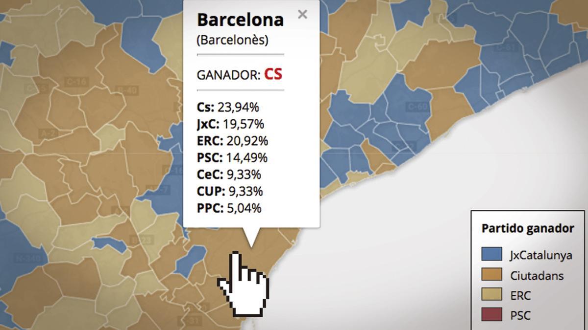 siete mapas votos