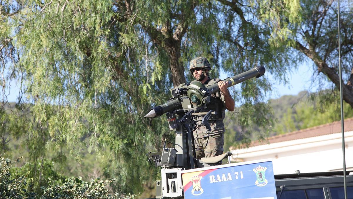 Imagen de archivo del ejército en Ibiza