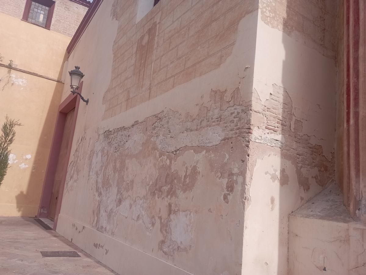 Otra zona dañada.