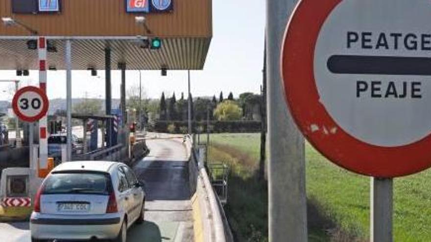 Una imatge d&#039;arxiu del peatge de l&#039;AP-7 a l&#039;entrada sud de Girona