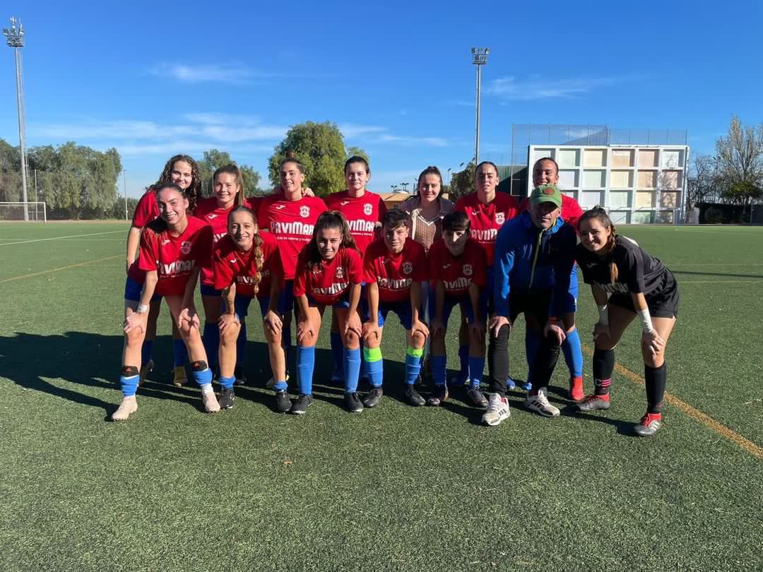 Las jugadoras del Algemesí en el último partido del año.