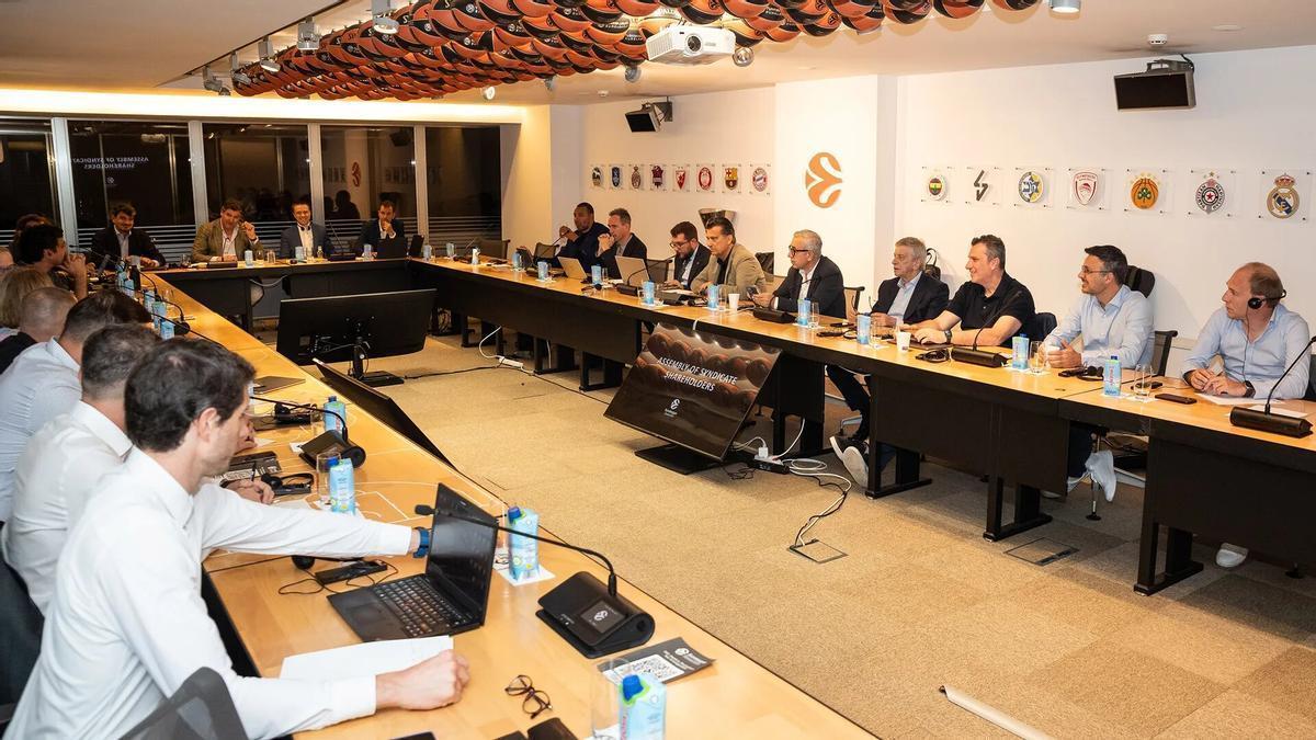 Reunión de clubes de la Euroliga en Barcelona