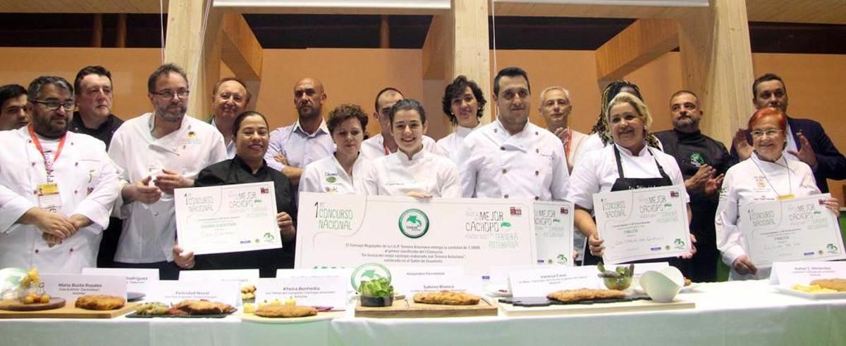 Pulso de cachopos en el Salón del Gourmet