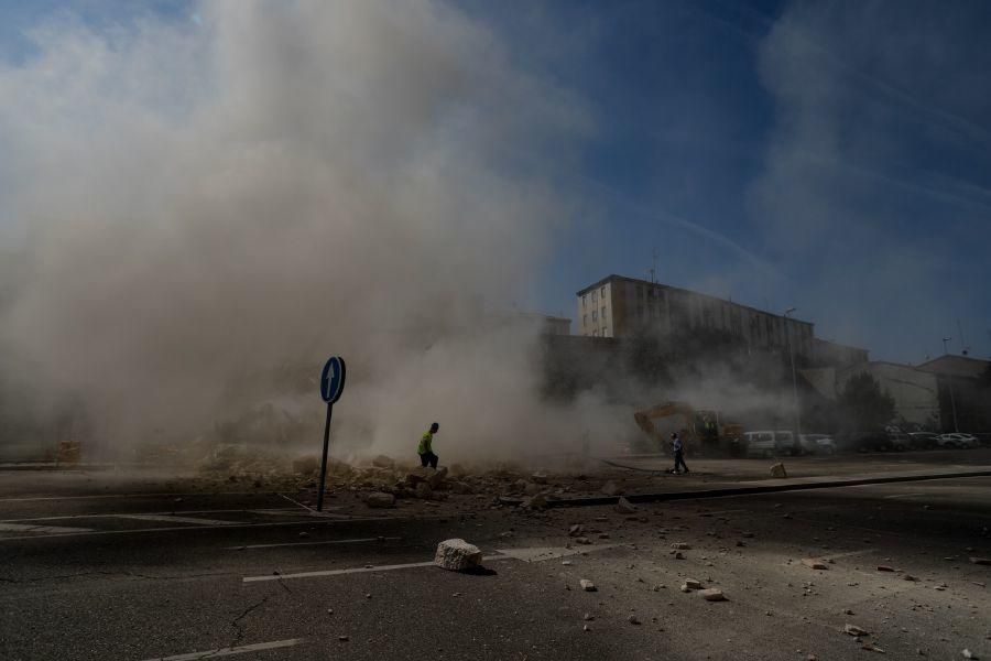 Derribo para liberar la muralla en Zamora