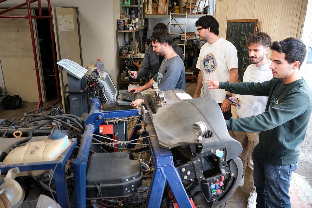 Estudiantes de ingenieria en la ULGPC