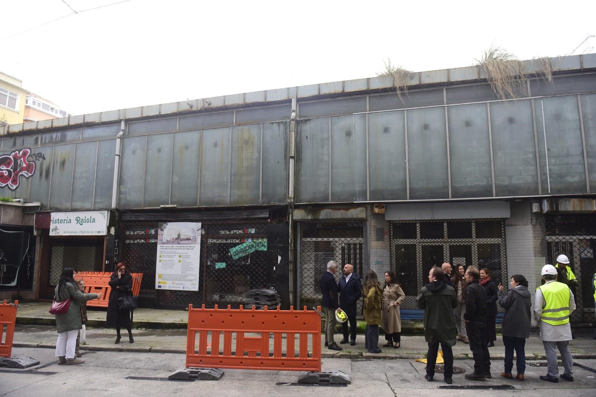 Arranca en A Coruña la obra del nuevo mercado y centro de salud de Santa Lucía