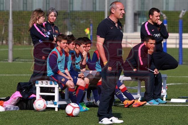 El Alevín A del FC Barcelona, campeón de Liga